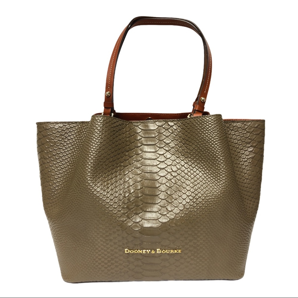 Dooney & Bourke Caldwell Flynn Tote NWT MUSHROOM
